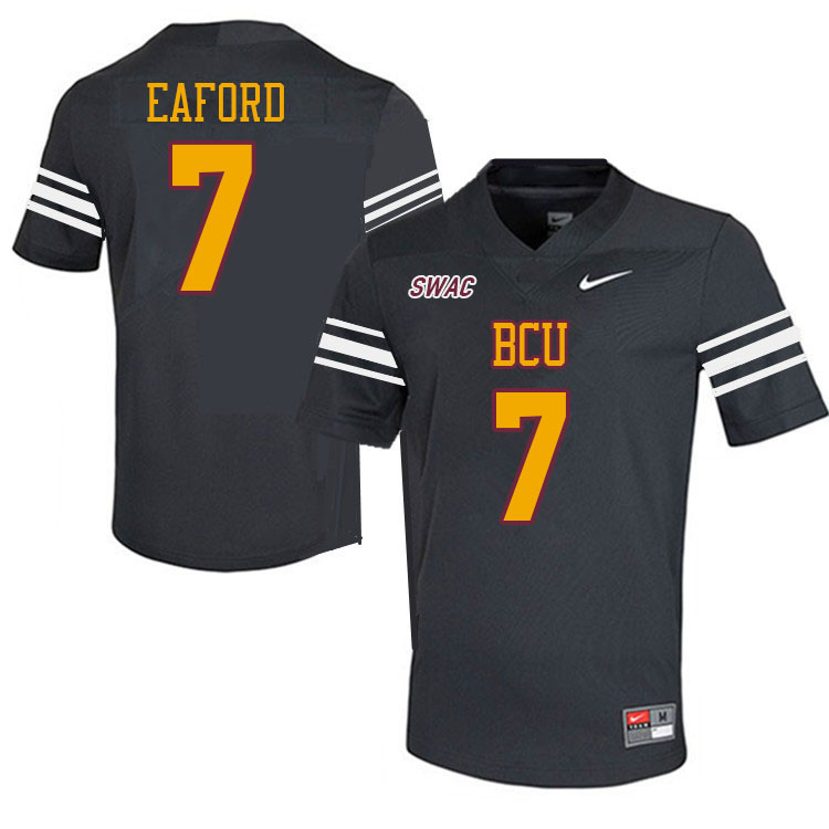 Men-Youth #7 Ge'Mon Eaford Bethune-Cookman Wildcats 2023 College Football Jerseys Stitched-Charcoal